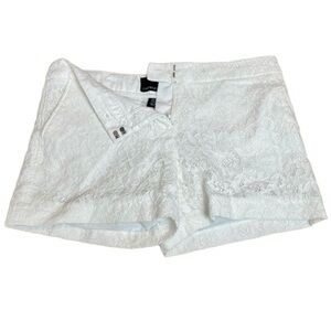 Cynthia Rowley White Lace Shorts